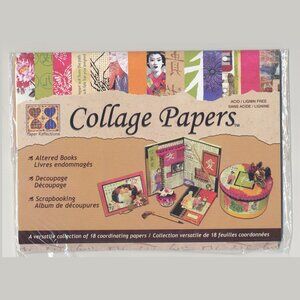 DMD Collage Papers Kit ASIAN ELEMENTS Paper & Tags / Scrapbooking / Crafting